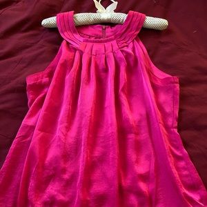 Calvin Klein pink sleeveless blouse
